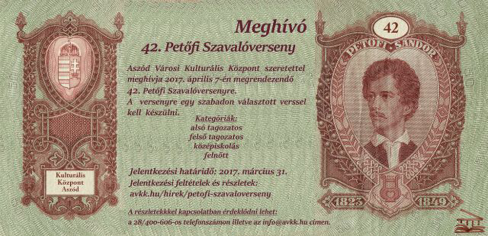 42. Petőfi Szavalóverseny